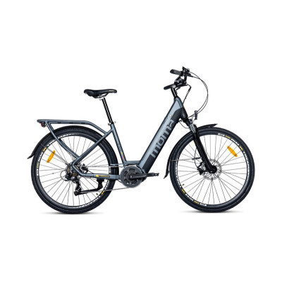 Bicicleta eléctrica urbana Moma Bikes E-CITY 28 PRO 624 Wh, Motor Central Batería 48V 13Ah