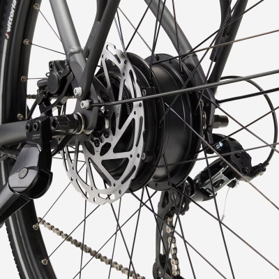 Neumáticos reforzados para ciudad de la bicicleta eléctrica Elops 500 larga distancia.