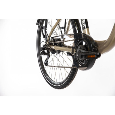 Sistema de frenado seguro para desplazamientos en la bici eléctrica de ciudad Bicyklet Claude.