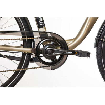 Estética vintage y moderna combinada en la bicicleta eléctrica de paseo Bicyklet Claude.
